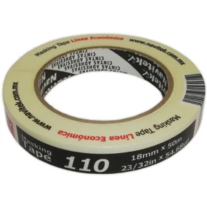 Masking Tape Uso 110 Navitek Color Natural 18 Mm X 50 M