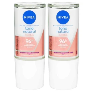 2 DESODORANTE NIVEA ROLLON CLINICAL TONO NATURAL 50 ML