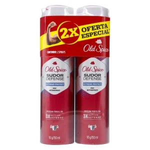 2 DESODORANTE OLD SPICE EXTREME PROTECT SPRAY 93 GR