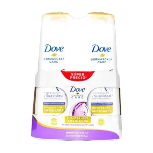 2 SHAMPOO DOVE HIDRATACION SUAVIDAD 370 ML PRECIO ESPECIAL