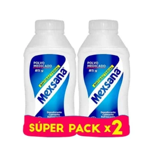 2 TALCO MEXSANA 85 GR SUPERPACK