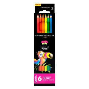 Colores Prismacolor Junior Con 6 Pzs Neón