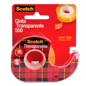 Cinta transparente Scotch 19X30 con despachador