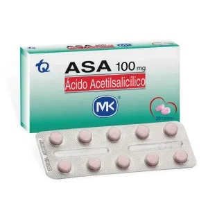 ASA 100 MG CAJA X 20 TABLETAS MK