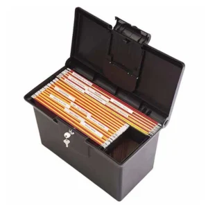 Archivero Sablon Tamaño Oficio Negro | Organizador de Documentos 8995