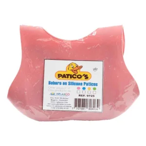 BABERO SILICONA CON BOLSILLO PATICOS