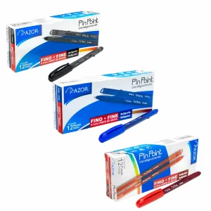 Bolígrafo Fino Pin Point 0.7 Mm Color  Caja Con 12 Piezas