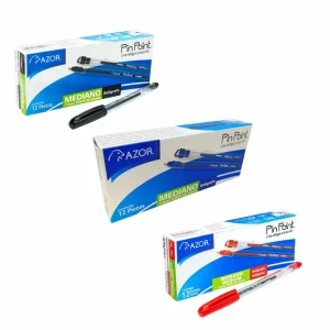 Boligrafo Pin Point Punto Mediano C/12 Pzs 6830