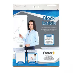 Block Rotafolio Fortec RT64 – Cuadro Grande, 25 Hojas