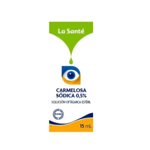 CARMELOSA SODICA 0.5% SOLUCIÓN OFTALTIMA 15 ML LA SANTE