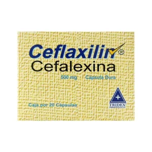 CEFLAXILIN CEFALEXINA 500 MG CAJA X 20 CAPSULAS TRIDEX