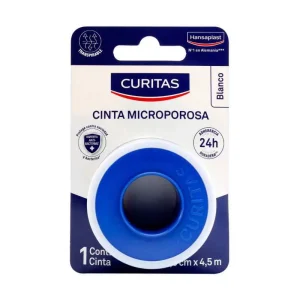 CINTA MICROPORO BLANCO 4.5 M X 2.5 CM