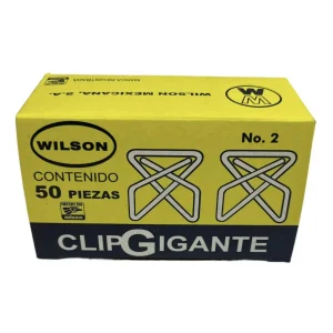 Clip Gigante Mariposa N°2 Wilson