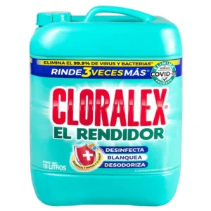 Cloro Blanqueador Cloralex,  10 Litros