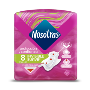 NOSOTRAS TOALLITAS INVISIBLES C/ALAS X8U
