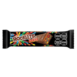 CHOCOLATE ROCKLETS BARRA 20X45G