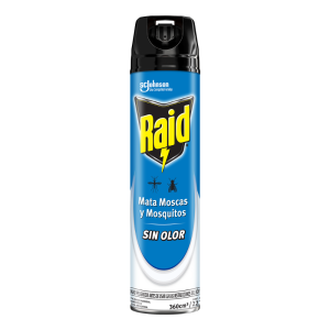 RAID INSECTICIDA EN AEROSOL SIN OLOR X360CC