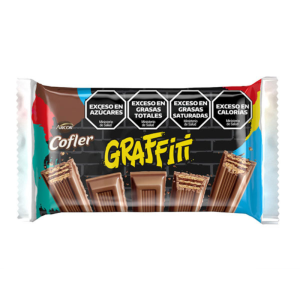 CHOCOLATE GRAFFITI NEGRO 12X45G