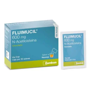 FLUIMUCIL 600 MG X SOBRES