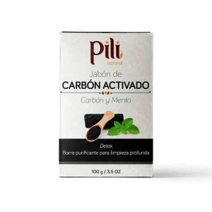 JABON PILI CARBÓN ACTIVO X 100 G