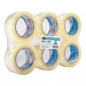 Cinta Empaque Tuk 48mm X 150m, Transparente Mod. 278, C/ 6 Piezas