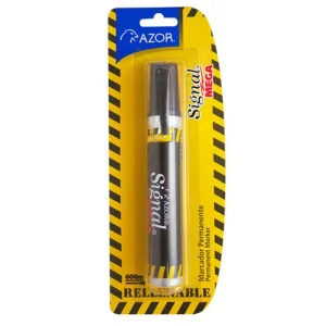 Marcador Permanente Signal Mega Punta Cincel 6 Mm Blíster