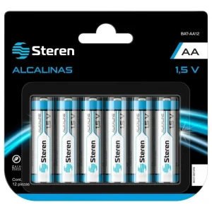 Pila Alcalina Aa Steren Blister De 12 Piezas