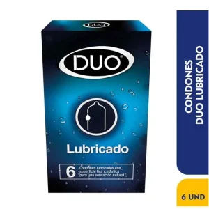 PRESERVATIVO DUO LUBRICADO 6 UND