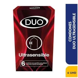 PRESERVATIVO DUO ULTRASENSIBLE 6 UND