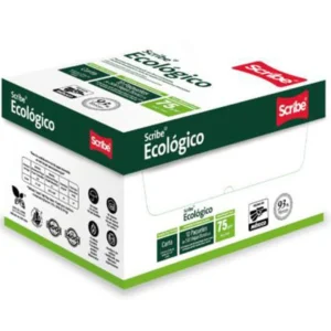 Papel Scribe Ecológico Carta 93 % Blanco | Caja con 5000 Hojas