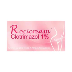 ROCICREAM 1% CLOTRIMAZOL CREMA VAGINAL 40 GR X 6 APLICAICONES