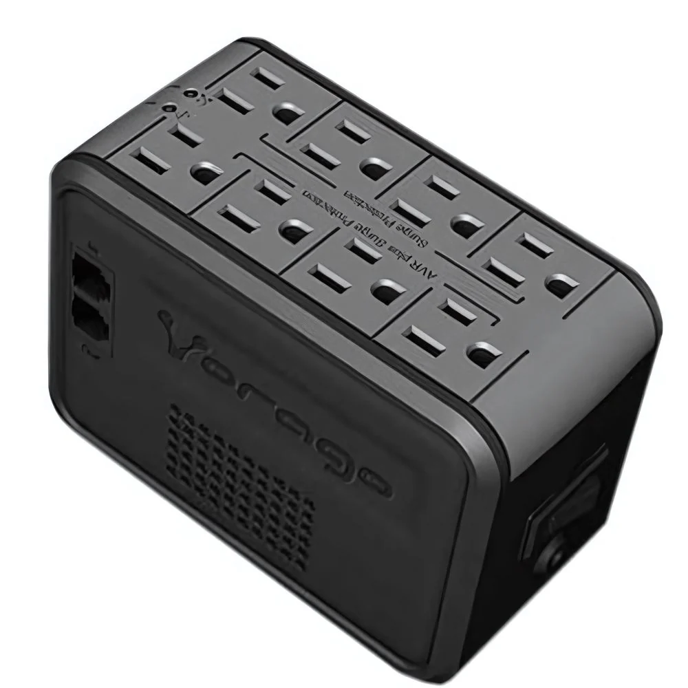 Regulador de Voltaje Vorago AVR-100 1000VA - 8 Contactos