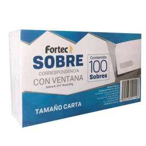Sobre Correspondencia Carta Fortec  C/100