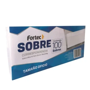 Sobre Correspondencia Oficio Fortec C/100