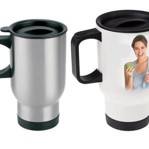 Termo Acero auto 14oz Plata TLP