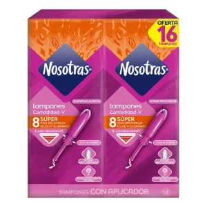 TAMPON NOSOTRAS APLICADOR SUPER 16 UNDS