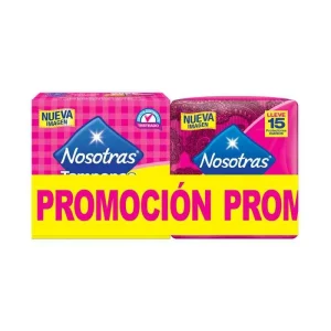 TAMPONES NOSOTRAS DIGITAL REGULAR 10 + PROTECTORES 15 UDS