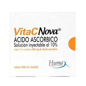 VITACNOVA 500MG/5 ML CAJA X 25 VIALES