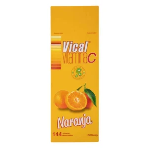 VITAMINA C SABOR NARANJA TABLETAS MASTICABLES ECAR