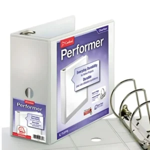 Carpeta Cardinal 5 ″ Arillo D Blanca | Carta, 3 Anillos, 500 Hojas  17950