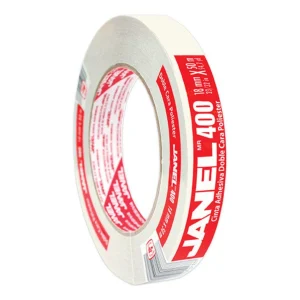 Cinta Doble Capa de Poliéster Janel | 18mm x 50m | 400