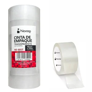 Cinta Empaque Transparente Nextep 48mm x 150m | 6 Pzas