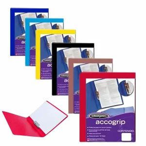 Folder Accogrip Carta Acco Diferentes Colores Con Palanca