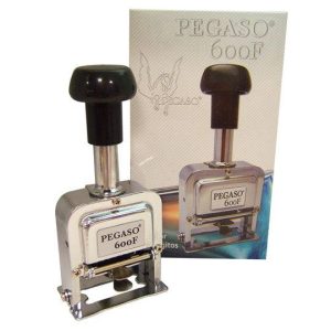 Foliador Pegaso 600F Metálico Cromado 6 Dígitos Manual