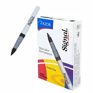 Marcador Permanente Fino Signal 1.5 mm | Caja con 12 Colores