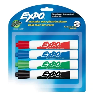 Marcadores para Pizarrón Berol Expo | Estuche 4 PZS 1929178