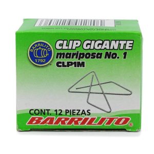Clip gigante mariposa Barrilito N°1