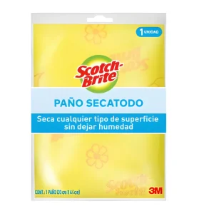 Paño Secatodo 3M Scotch-Brite | 33x44 cm | Multiusos Absorción | 1 Pieza
