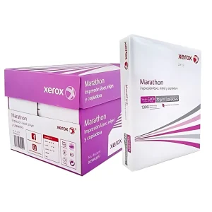 Papel Xerox Marathon Pony Carta 70g | 99% Blancura | 5 Resmas