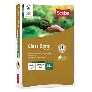 Papel Scribe Oficio 75g Class Bond Dorado | 93% Blancura